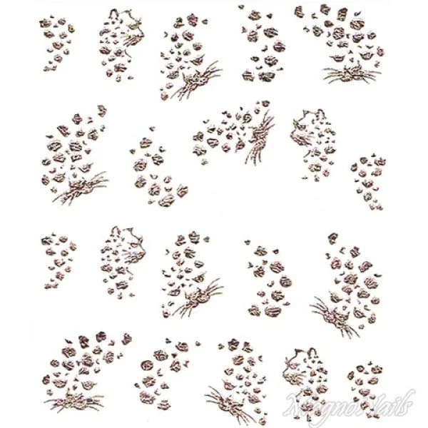 2D Nail Art One Stoke Sticker