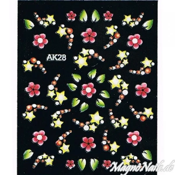 3D Nail Sticker Seblstklebende Aufkleber Nagelsticker Nagelaufkleber