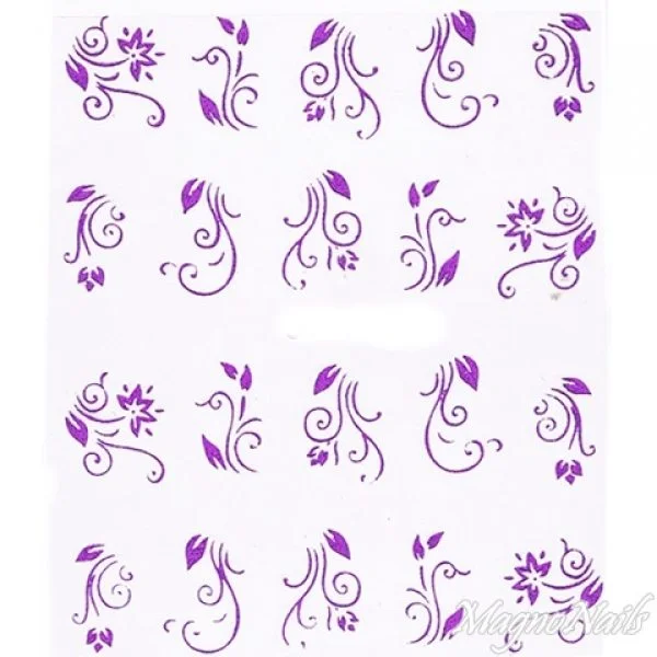 2D Nail Art One Stoke Sticker