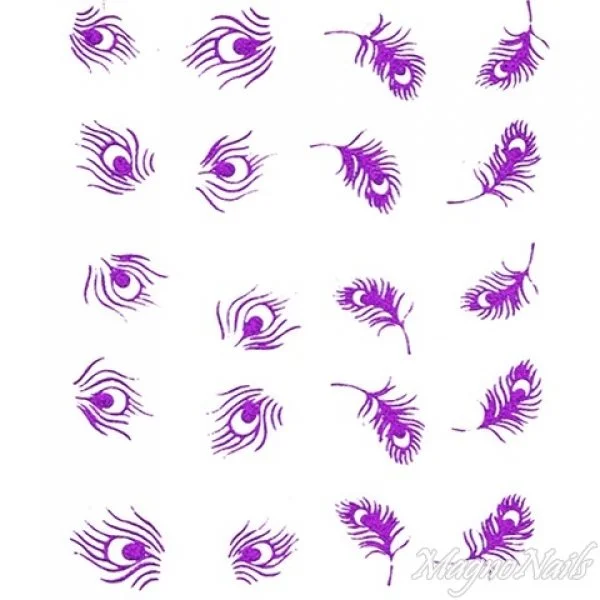 2D Nail Art One Stoke Sticker