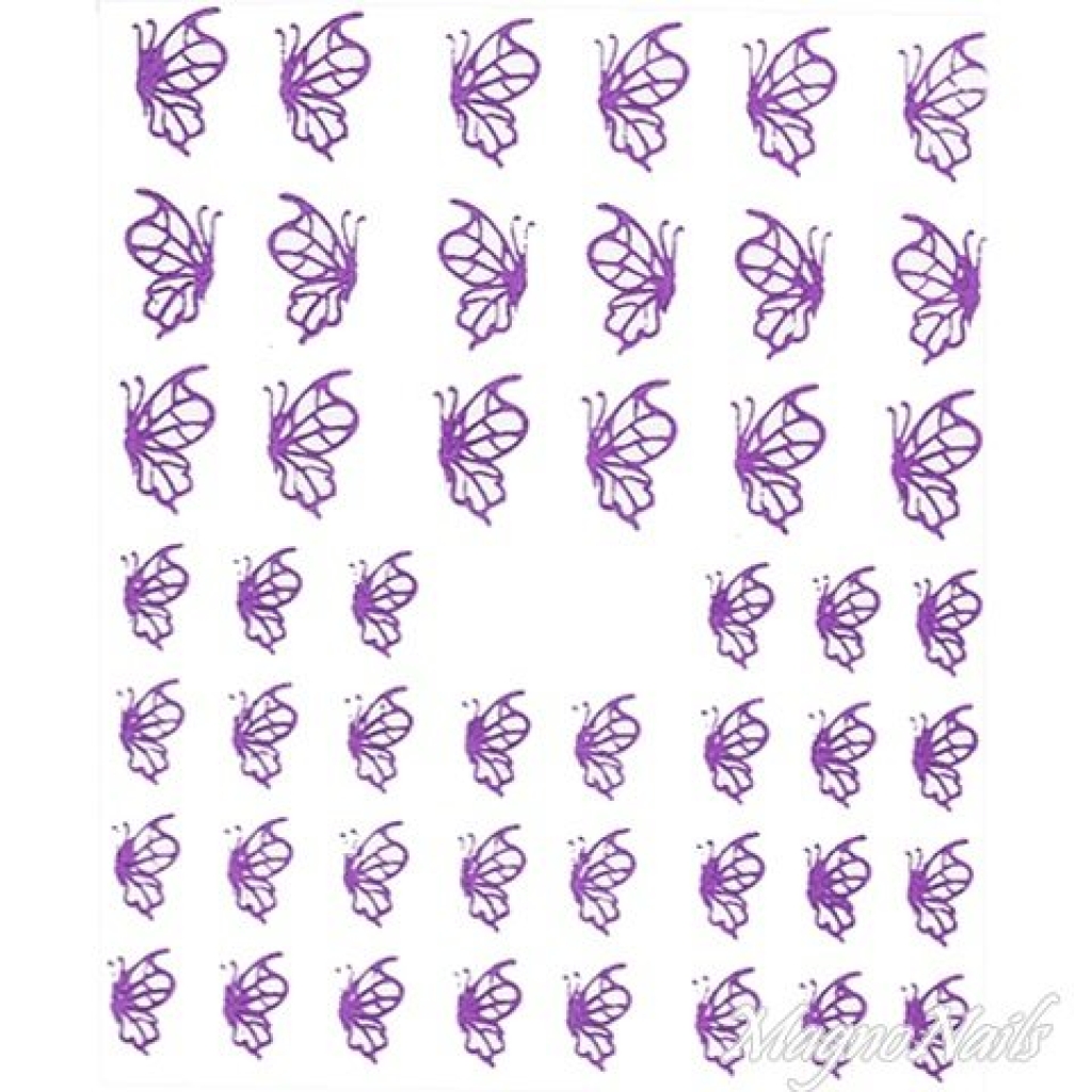 2D Nail Art One Stoke Sticker