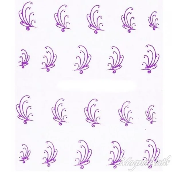 2D Nail Art One Stoke Sticker