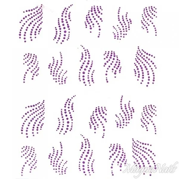 2D Nail Art One Stoke Sticker