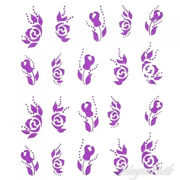 2D Nail Art One Stoke Sticker