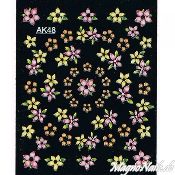 3D Nail Sticker Seblstklebende Aufkleber Nagelsticker Nagelaufkleber