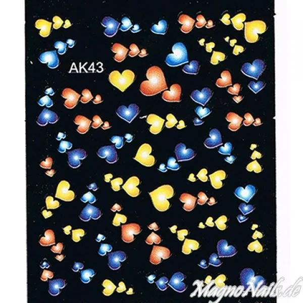 3D Nail Sticker Seblstklebende Aufkleber Nagelsticker Nagelaufkleber