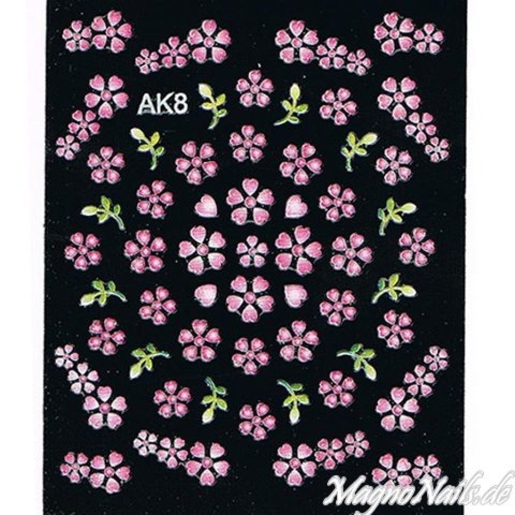 3D Nail Sticker Seblstklebende Aufkleber Nagelsticker Nagelaufkleber