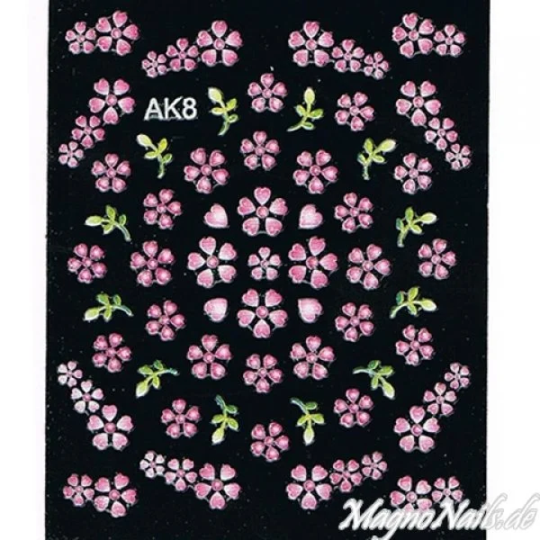 3D Nail Sticker Seblstklebende Aufkleber Nagelsticker Nagelaufkleber