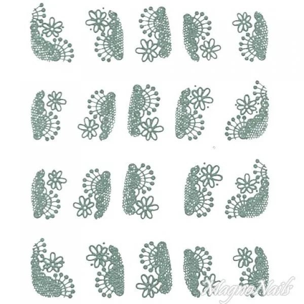 2D Nail Art One Stoke Sticker