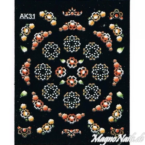 3D Nail Sticker Seblstklebende Aufkleber Nagelsticker Nagelaufkleber