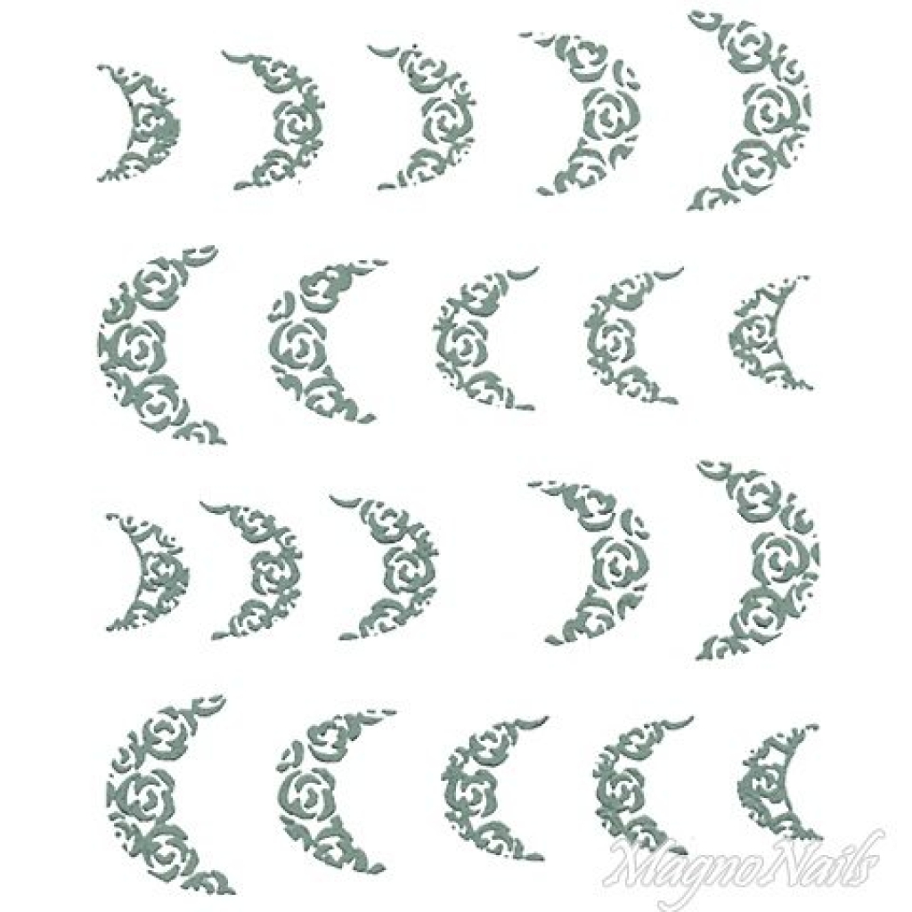2D Nail Art One Stoke Sticker