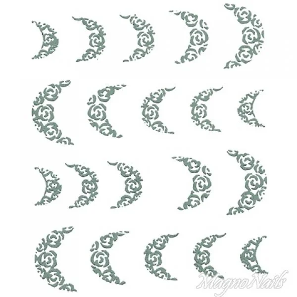 2D Nail Art One Stoke Sticker