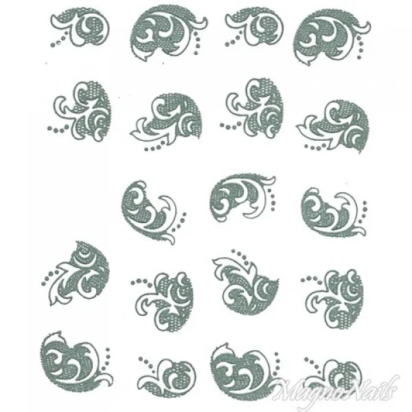 2D Nail Art One Stoke Sticker