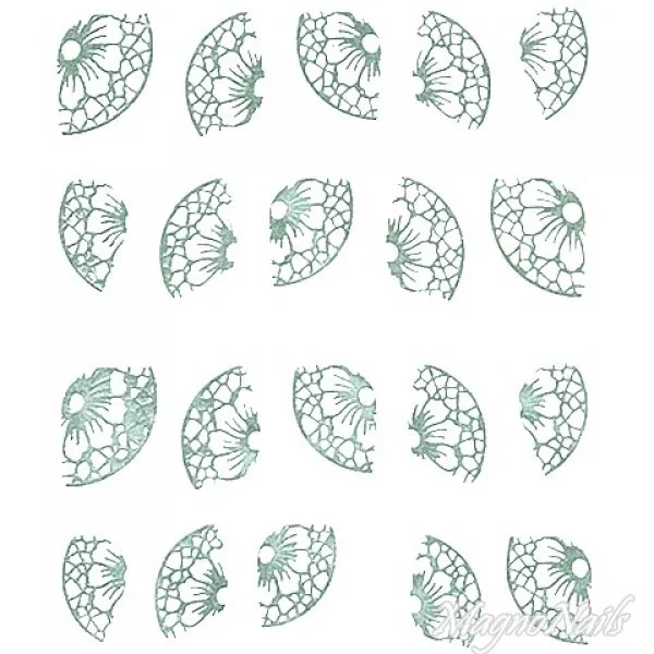 2D Nail Art One Stoke Sticker