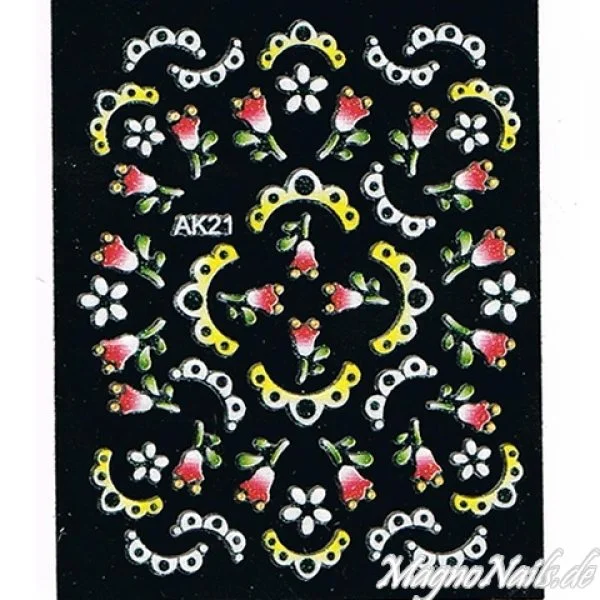 3D Nail Sticker Seblstklebende Aufkleber Nagelsticker Nagelaufkleber