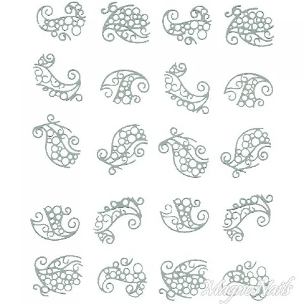 2D Nail Art One Stoke Sticker