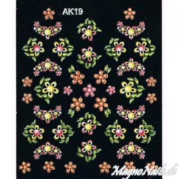 3D Nail Sticker Seblstklebende Aufkleber Nagelsticker Nagelaufkleber