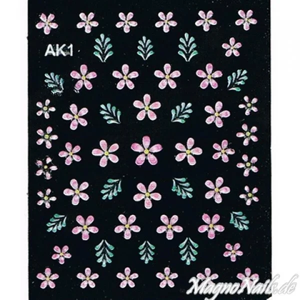 3D Nail StickerSeblstklebende Aufkleber Nagelsticker Nagelaufkleber