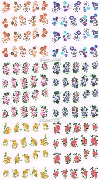 2D Nail Art Sticker