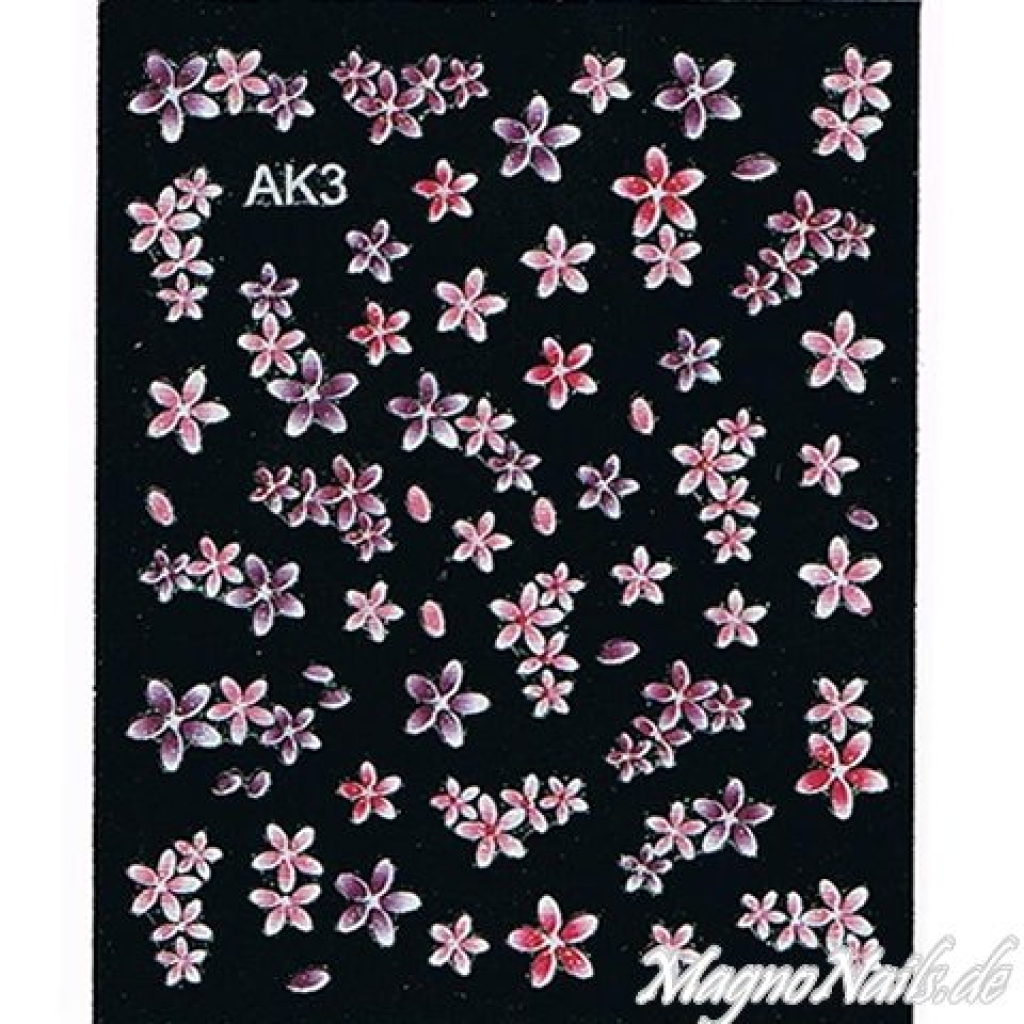 3D Nail Sticker Seblstklebende Aufkleber Nagelsticker Nagelaufkleber