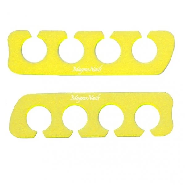 2 x Zehenspreizer gelb Nagelstudio Zubehör Fusspflege Fußpflege
