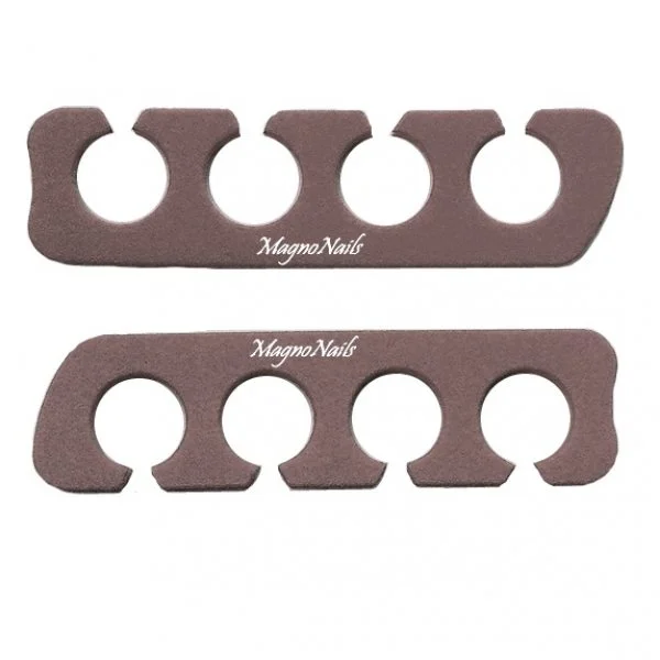2 x Zehenspreizer braun Nagelstudio Zubehör Fusspflege Fußpflege