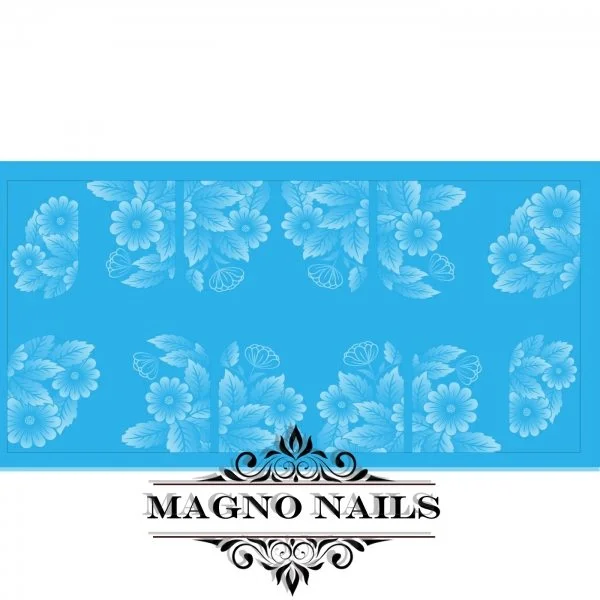 Nail Art Water Airbrush Sticker v Blumen