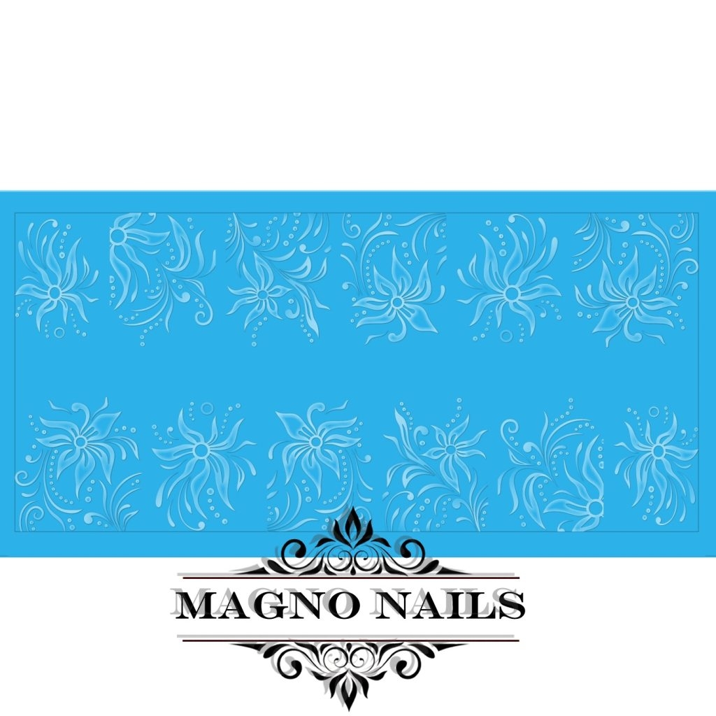Nail Art Water Airbrush Sticker Wasser Tattos  Blumen