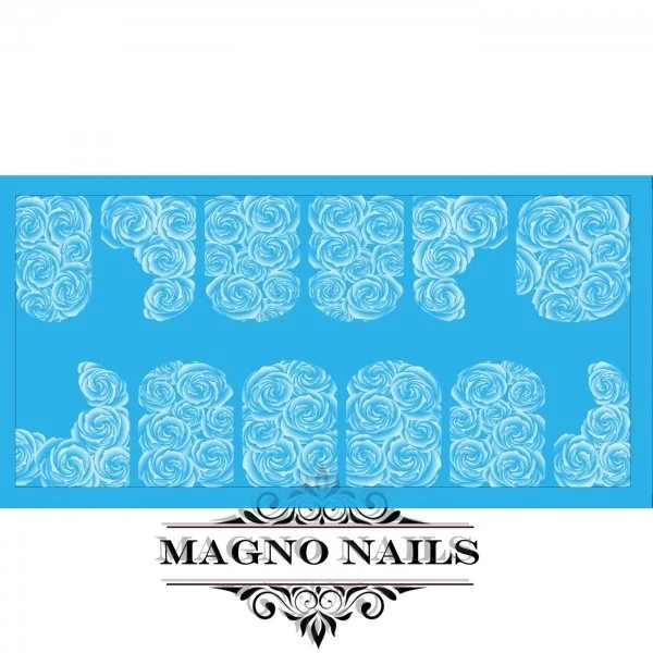 Nail Art Water Airbrush Sticker Wasser Tattos Rosen