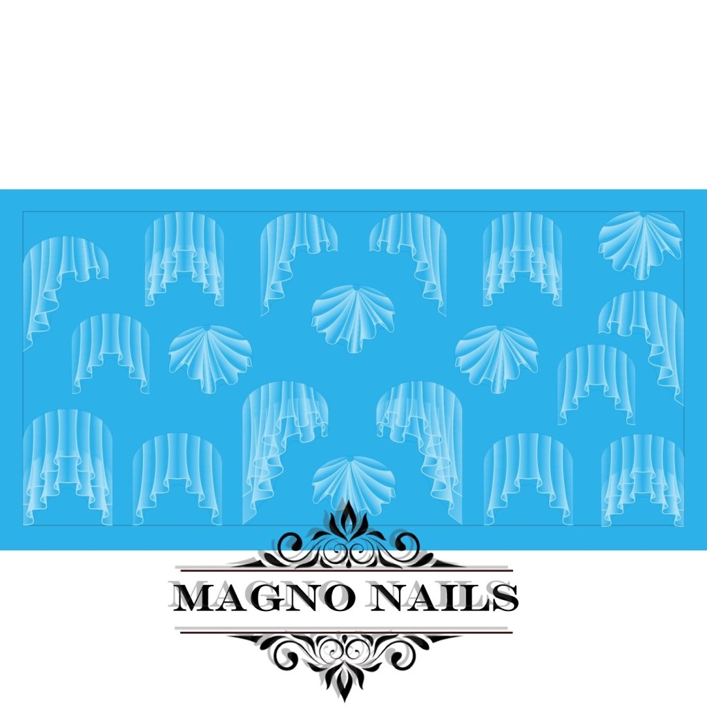Nail Art Water Airbrush Sticker Wasser Tattos  Gardinen Schleifen