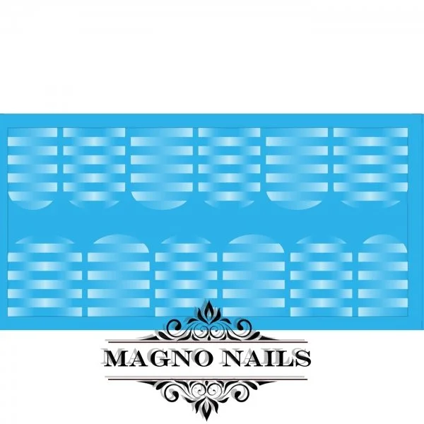 Nail Art Water Airbrush Sticker Wasser Tattos streifen gestreift