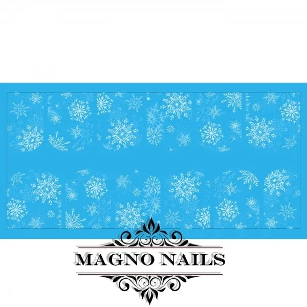 Nail Art Water Airbrush Sticker Wasser Tattos Schneeflocken