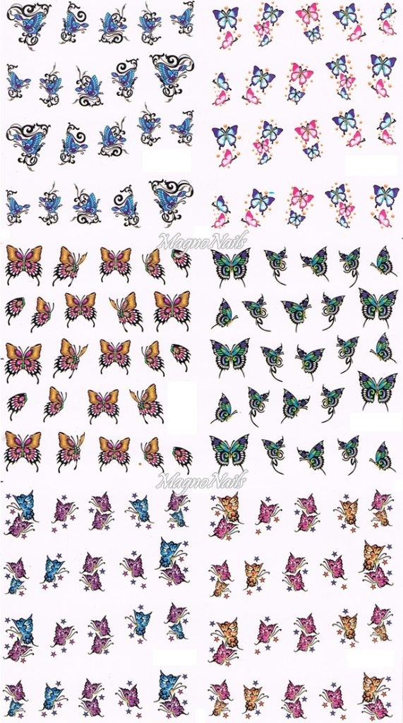 2D Nail Art Sticker