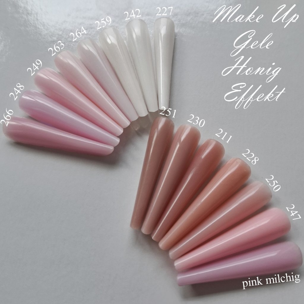 UV Gel - 259 - Aufbau Make Up Gel - Milky