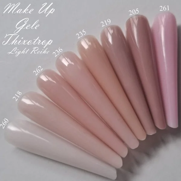 UV Gel - 235 - Aufbau Make Up Gel - Light Nude Makeup Gel Nägel Nagelgel Camouflage Cover Nails
