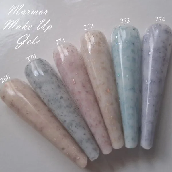 Marble Gel - Marmor Gel Flakes Cover Gel