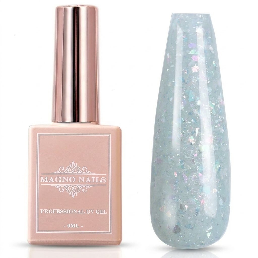 UV Gel - 5721 - Marmor Glam Gel - Arctic Frost