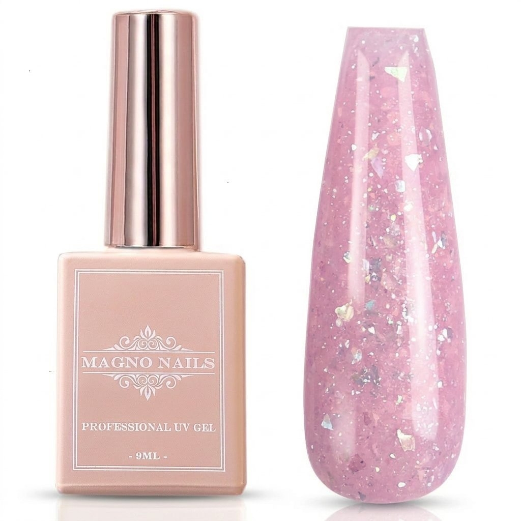UV Gel - 5714 - Marmor Glam Gel - Pink Luster