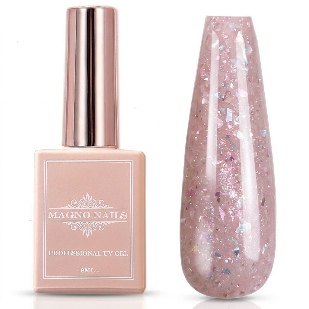UV Gel - 5718 - Marmor Glam Gel - Rose Frost