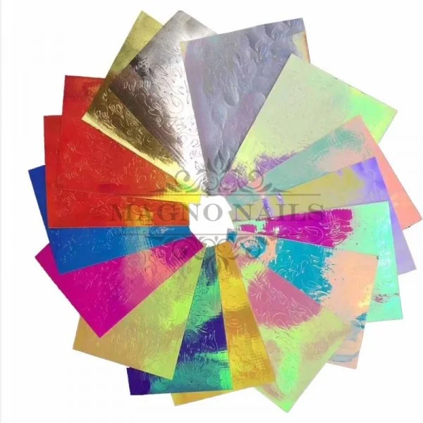 Nail Art Aurora Sticker - Flamme 16-Teilig Nägel Nail art Nailart Nageldesign Nagel