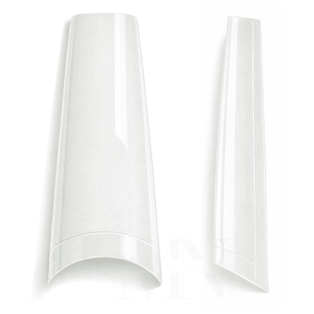 Ballerina Tips natur mit kurzer Klebefläche Tunnel