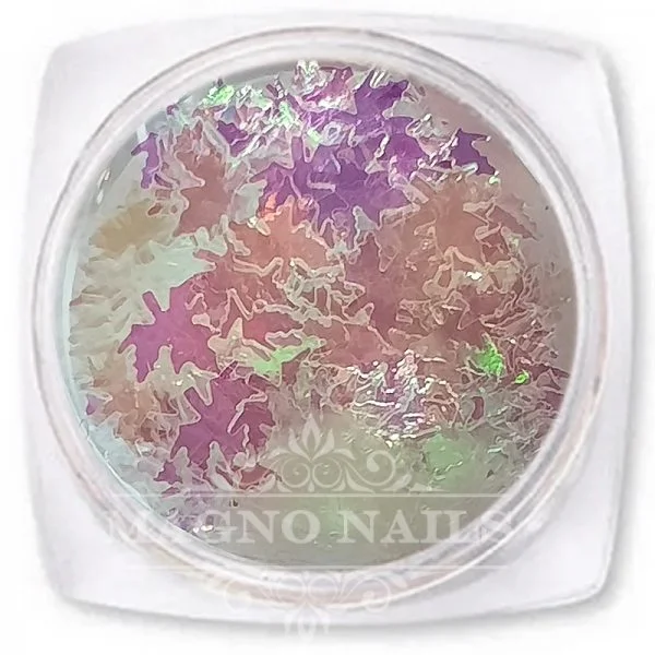 Nail Art Glitter Shapes - Aurora Herbst Blätter Nägel Nail art Nailart Nageldesign Nagel