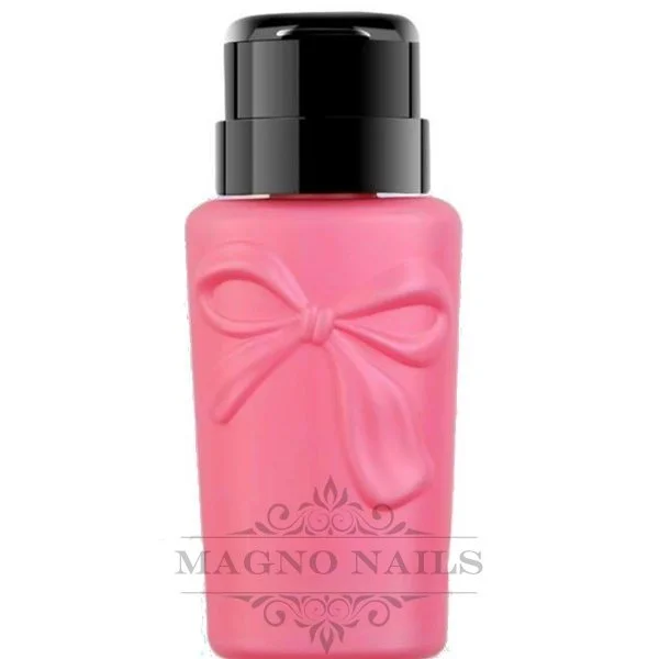 Designer Dispenser Flasche - Schleife altrosa Nagelstudio Pump Designer Flasche
