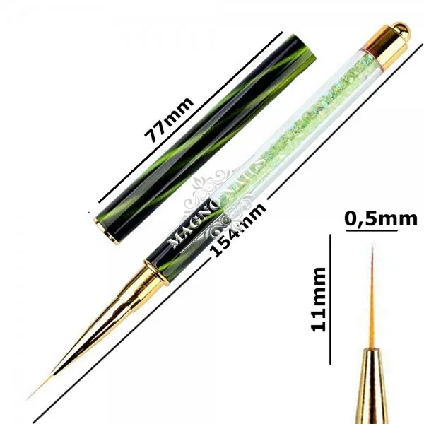 Cat Eye Designer Nail Art Pinsel