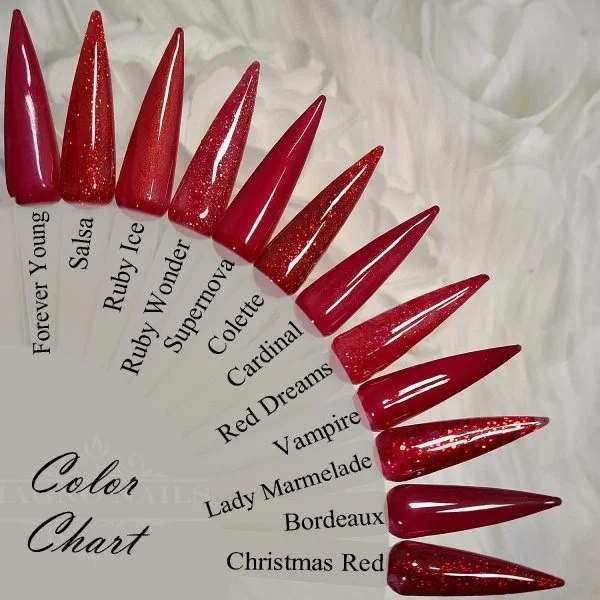 Farbpalette Rote Farben - Sugar Glitter