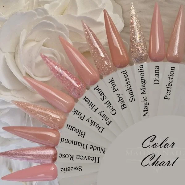 Rosa Nageldesign Farben Fullcover Tips