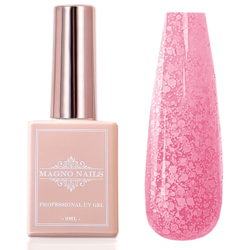 UV Gel - 5402 - Confetti Gel - Neon Rosa Nägel Nagelgel Dosen UV-Gel Color Gel Shellac Gellack Gel Lack Flaschen