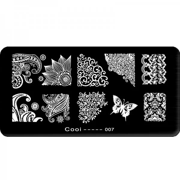 Stamping Schablone A01