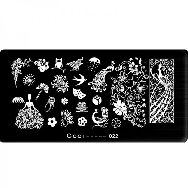 Stamping Schablone A01