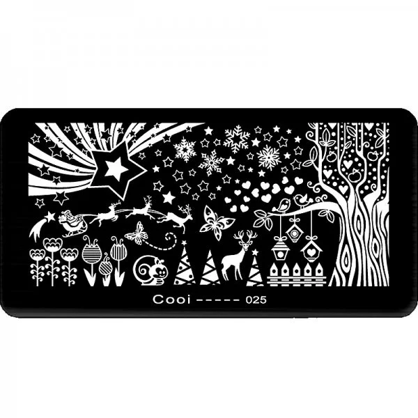 Stamping Schablone A01